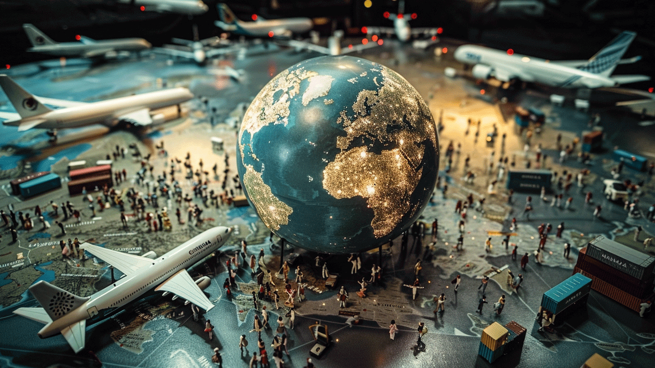 Global commerce concept